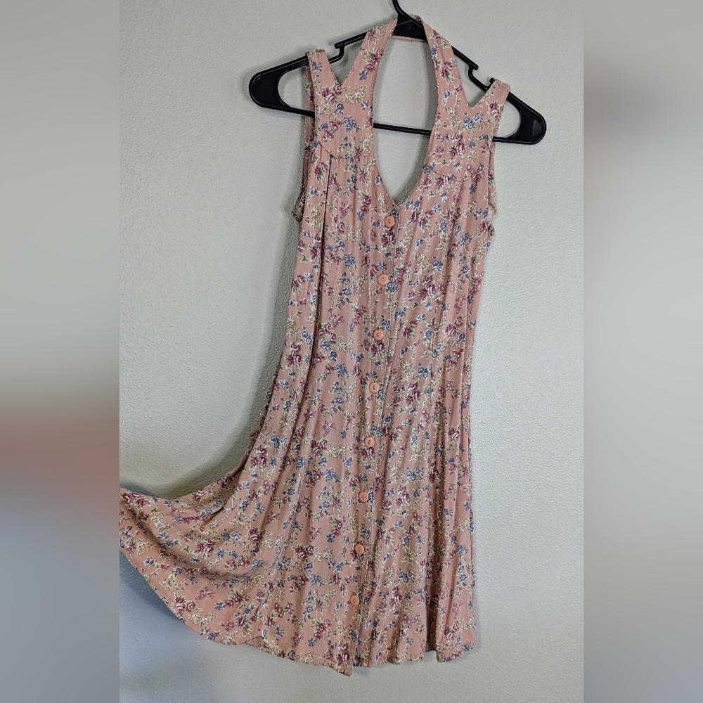 Bonnie Evans Small Vintage Floral Sundress Cutout